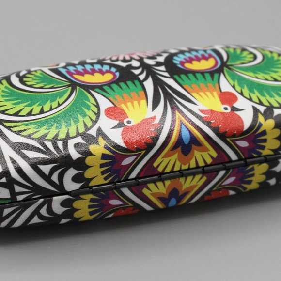 Eyeglasses case cover hard folklore design new - Picture 6 of 6